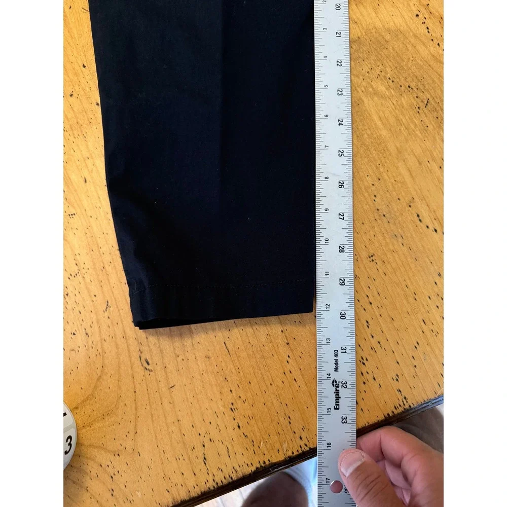 Lululemon Commission Slim 36x30 Black Warpstreme Golf Chino Pants Mens